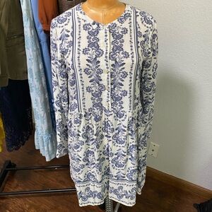 Like new loft long sleeves babydoll dress
